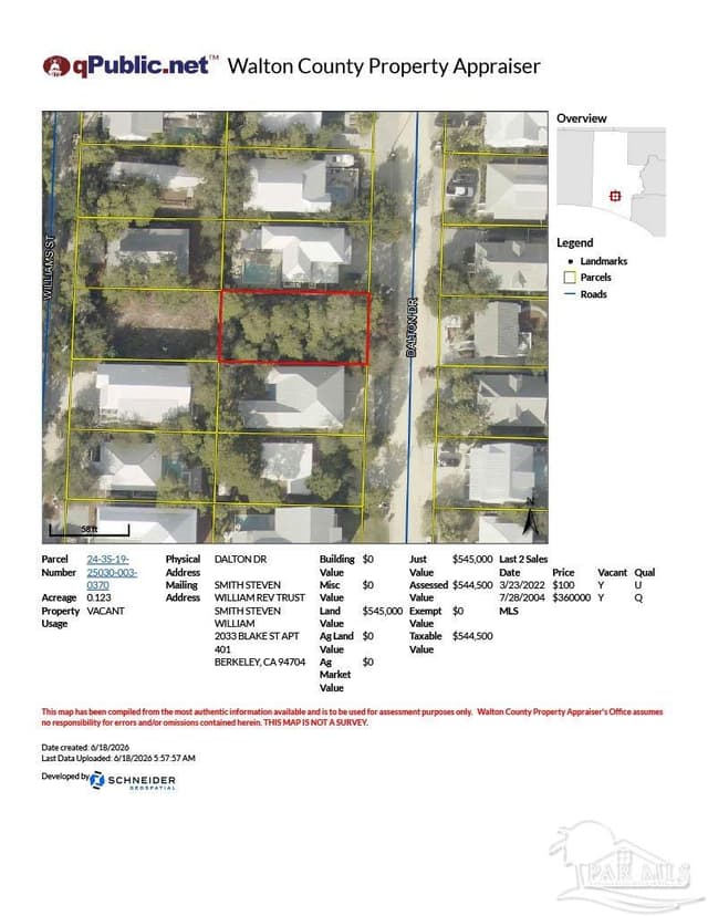 0 Dalton St Lot 37, Santa Rosa Beach FL 32459 photo 2