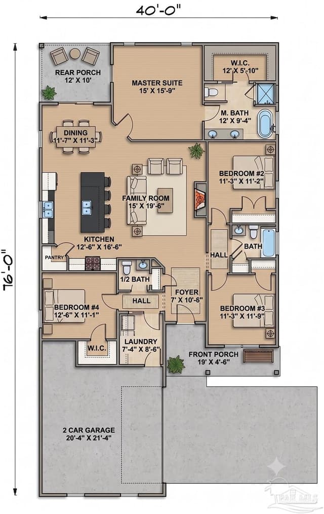 3457 Argyle Dr, Pace FL 32571 photo 2